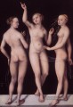 Die drei Grazien Lucas der Ältere Nacktheit Cranach